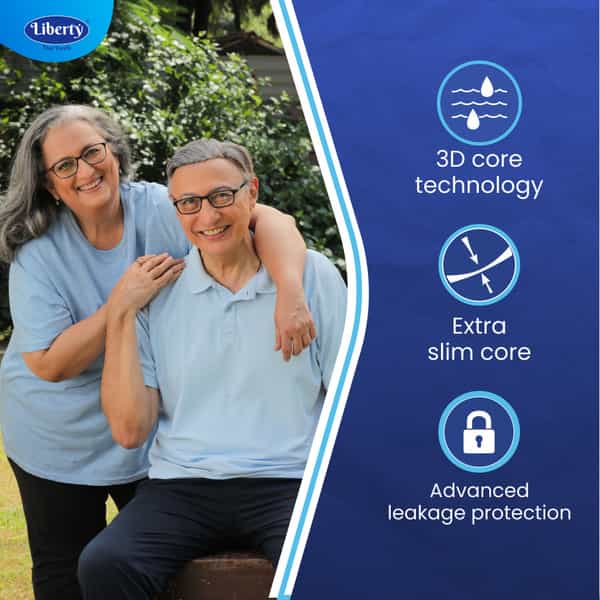 Liberty Eco Adult Diaper Pants Large (L) 40 Count Waist Size 30-55 Inch Pack Of 2 20 Count/Pack