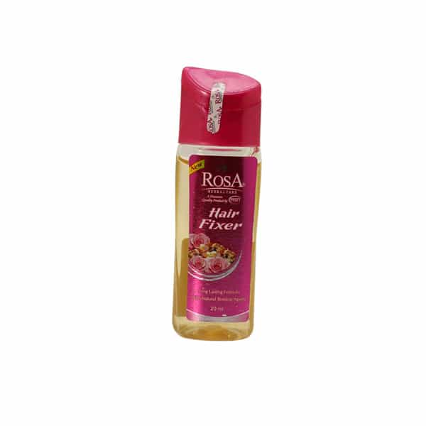 Rosa Hair Fixer With Long Lasting I Luxurious Hair Gel For Hair & Beard Growth I Pack Of 10- 20Ml