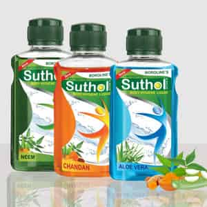 Boroline Suthol Neem Antiseptic Liquid | Aloe Vera Liquid | Chandan Liquid|200ml