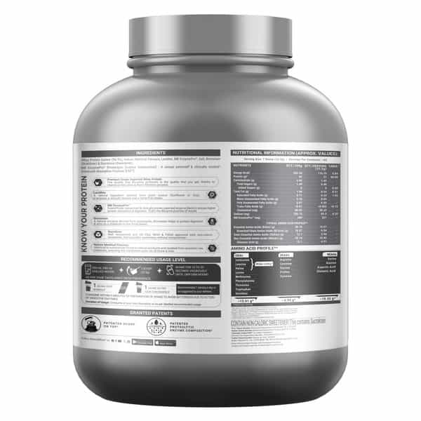 Muscleblaze Biozyme Iso - Zero | Low Carb | 100 Pure Whey Protein Isolate (Cookies & Cream | 2 Kg)