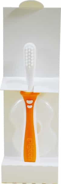 Pigeon Training Toothbrush - Lesson 2 Orange (En)