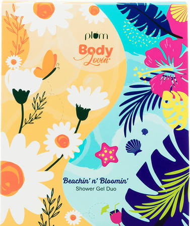 Plum Bodylovin' Beachin' N' Bloomin Shower Gel Duo -