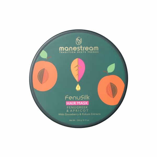 Manestream Fenusilk Hair Mask With Fenugreek & Apricot | 500Gms For Men & Women