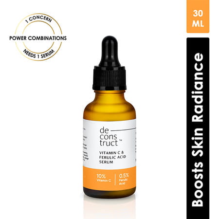 Deconstruct Vitamin C Serum- 10% Vitamin C + 0.55% Ferulic Acid (30 Ml)