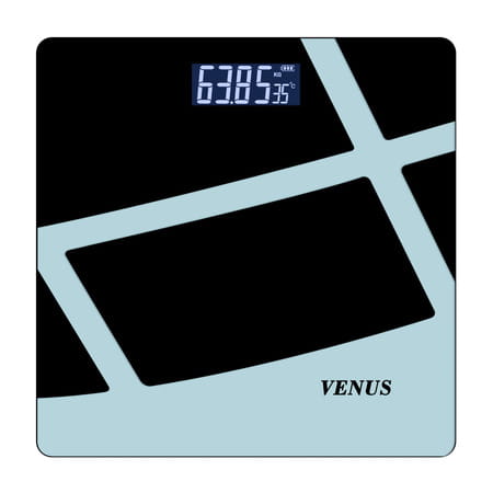 Venus (India) Electronic Digital Personal Bathroom Weight Machine | Upto 180kg | Eps-6399-New-Grey