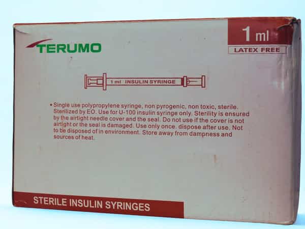 Terumo Insulin Syringe 1Ml U-100 31G 6Mm | Latex Free Plunger Retention Technology | 10 Units