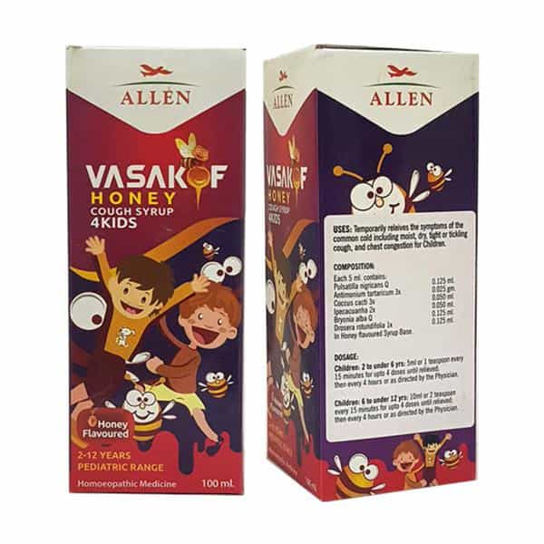 Allen Laboratories Vasakof Honey 100 Ml