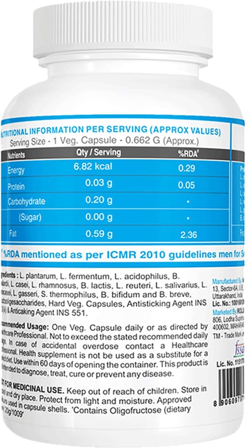 Buy PUREFOODS PRE + PROBIOTICS FOR A HEALTHY GUT FLORA (60 CAPSULES