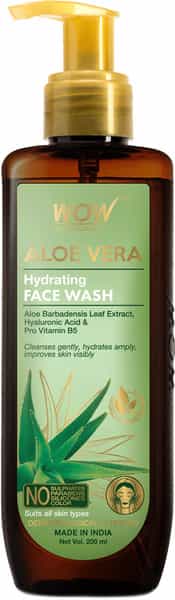 Wow Skin Science Aloe Vera Hydrating Gentle Face Wash - 200 Ml