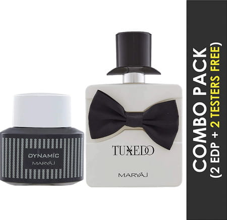 Maryaj Dynamic For Him Edp 100 Ml & Tuxedo For Him Edp 100ml Pack Of 2