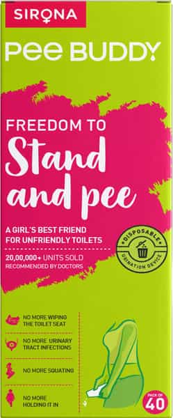 Peebuddy - Disposable Portable Female Urination Device For Women - 40 Funnels