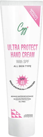 Cgg Cosmetics Ultra Protect Hand Cream Spf 45 Broad Spectrum Pa+++ Protection - 30gm