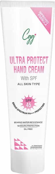 Cgg Cosmetics Ultra Protect Hand Cream Spf 45 Broad Spectrum Pa+++ Protection - 30Gm