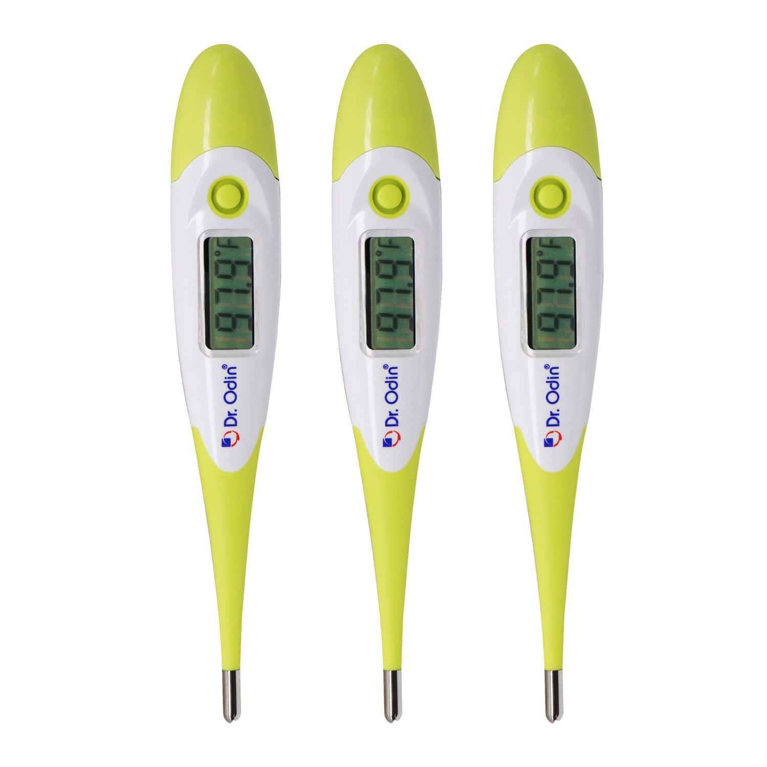 Dr. Odin Dmt4320 Digital Medical Thermometer Fda Approved Quick 40 Second Reading Pack Of 3