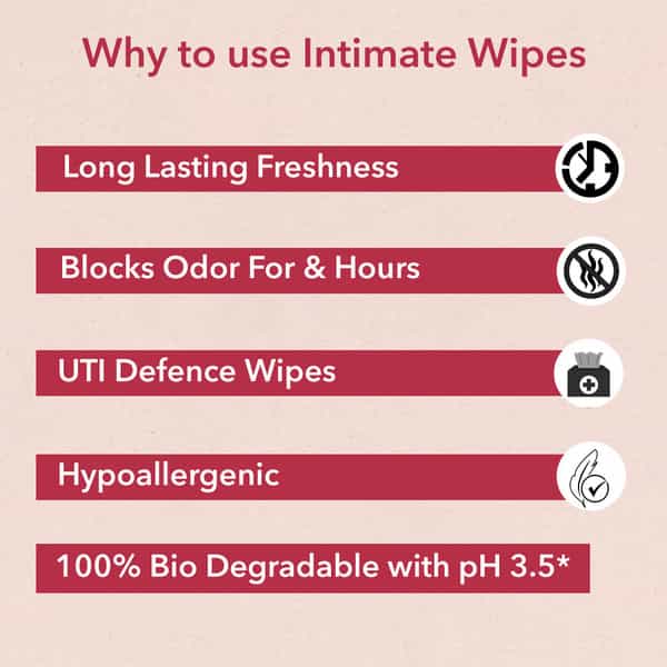 Sheneed Feminine Intimate Wipes 10 N (Pack Of 3) Odor Block |Daily Cleanse| No Alcohol | Balances Ph