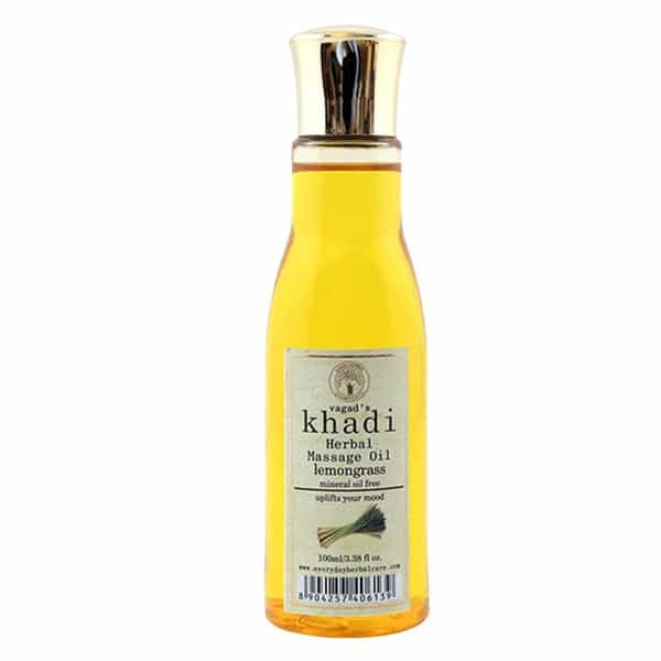 Vagad's Khadi Lemongrass Massage Oil 100 Ml