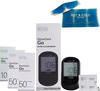 Arkray Blood Glucose Monitor Glucocard G+ With 10+100 Strips And Kit Glucometer (Black)