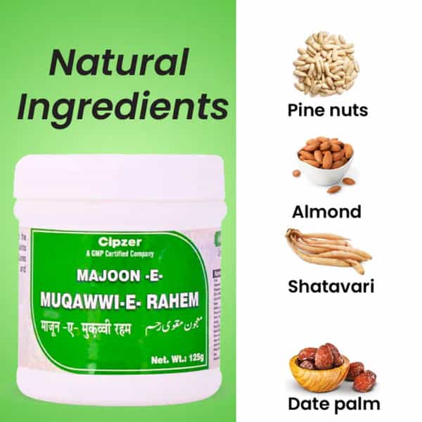 Cipzer Majoon-E-Muqavvi Reham 125Gm | Herbal Tonic For Menstrual Health & White Discharge