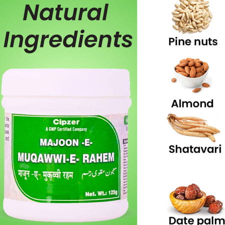 Cipzer Majoon-E-Muqavvi Reham 125 Gram |Useful In White Discharge & In Irregular And Painful Menses|