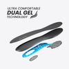 Frido Dual Gel Insoles| Unisex Shoe Inserts For Work And Casual Shoes|Sizes 9-13 Uk|Pack Of 4 Pairs