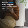 Frido Memory Foam Wedge Cushion|Complete Back Support |Improves Comfort & Posture (Pack Of 2)