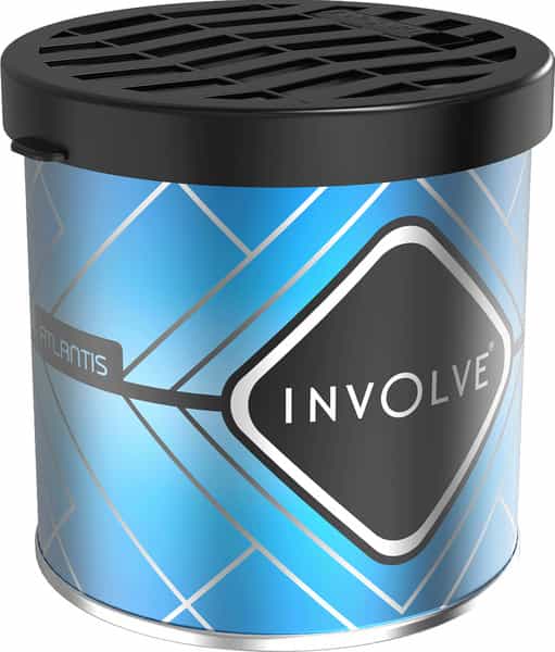 Involve Gel Can Atlantis Air Freshener With Drivfresh - Oceanic Blue Gel Car Perfume - Itg03