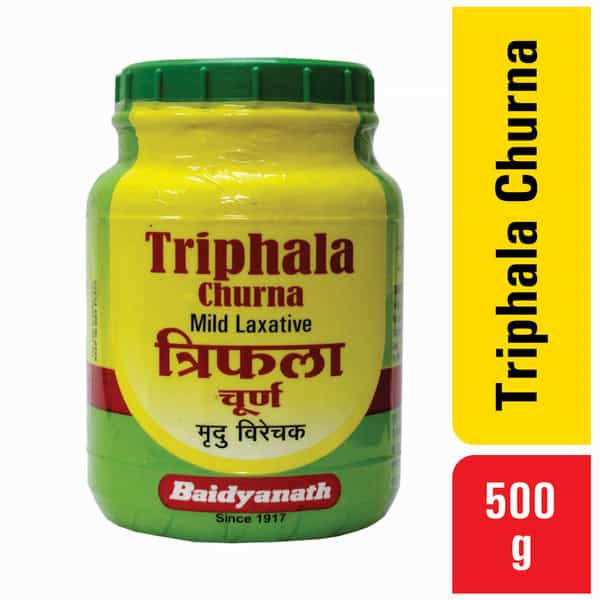 Baidyanath Asli Ayurved Triphala Churna 500 Gms | Natural Laxative For Constipation
