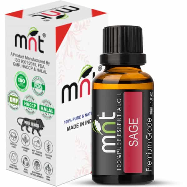 Mnt Sage Essential Oil (30Ml) 100% Pure Natural & Therapeutic Grade