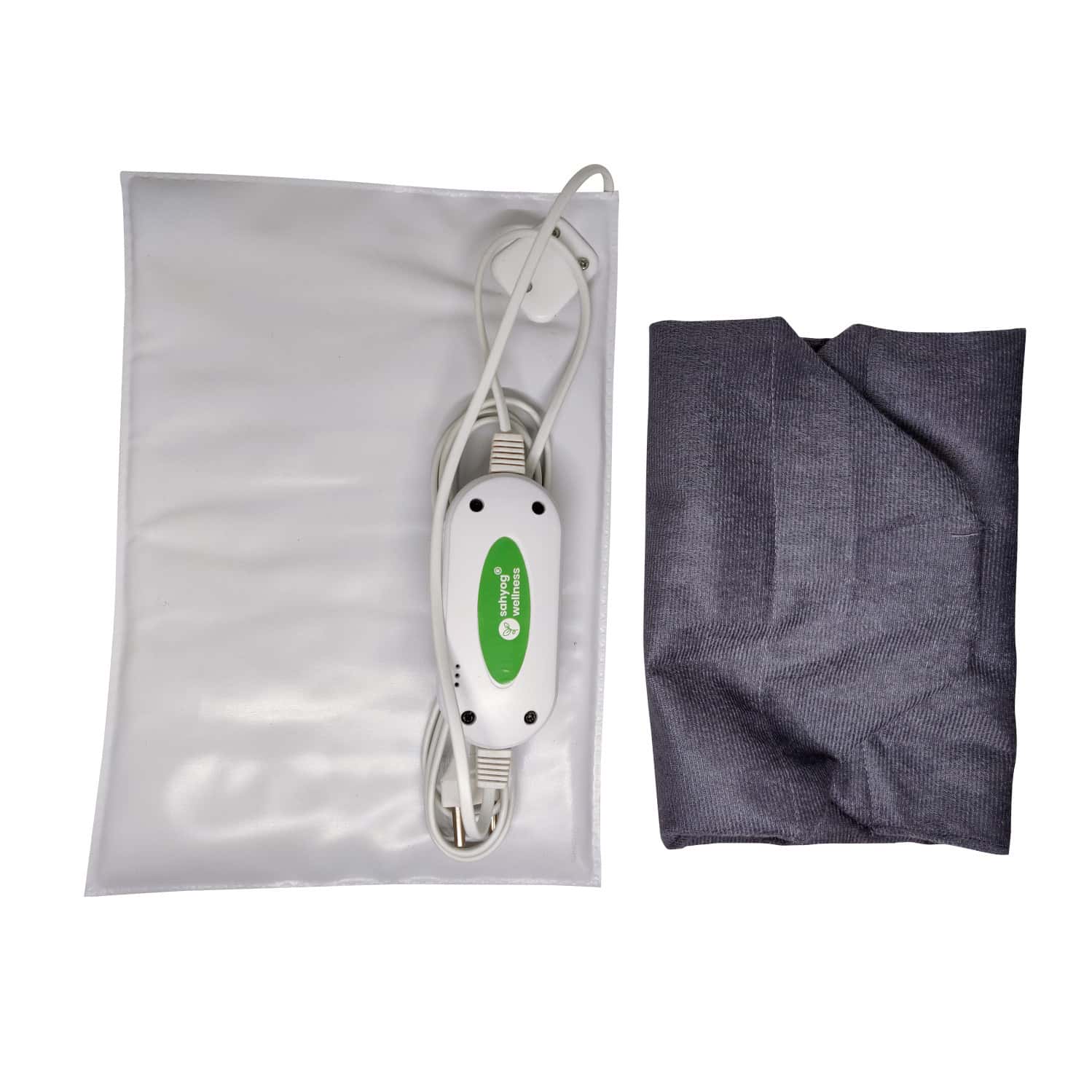 Sahyog Wellness Orthopaedic Electric Heating Belt For Any Body Pain Relief With Cover (white)