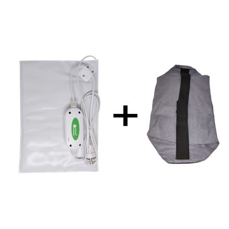 Sahyog Wellness Orthopaedic Electric Heating Belt For Any Body Pain Relief With Cover (White)