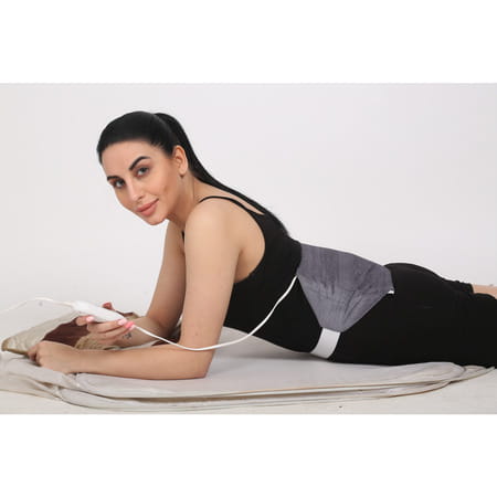Sahyog Wellness Orthopaedic Electric Heating Belt For Any Body Pain Relief With Cover (White)