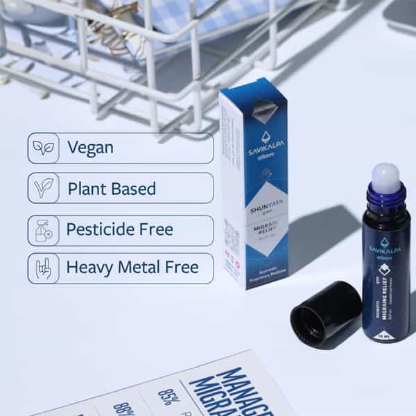 Savikalpa Migraine Relief - 10Ml | Instantly Reduces Migraines And Headaches