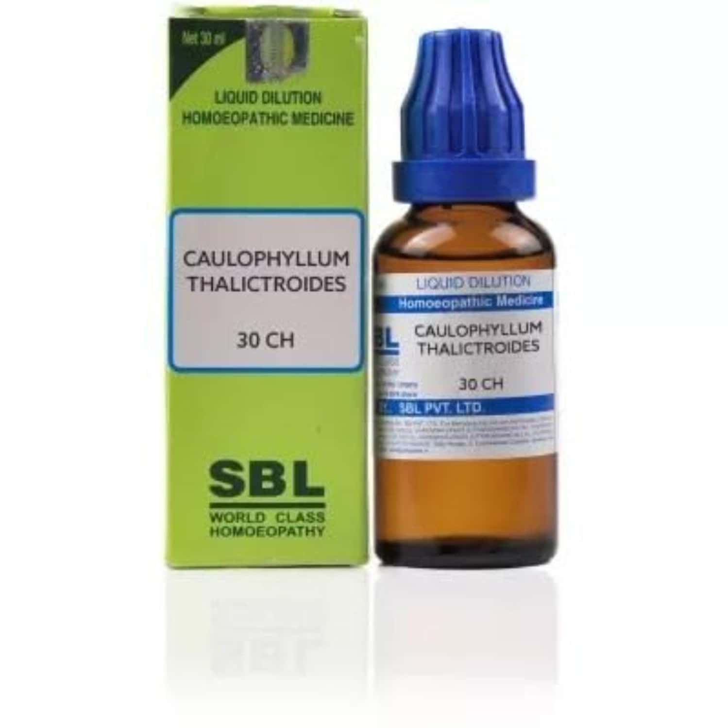 Sbl Caulophyllum Thalictroides Dilution 30 Ch 30 Ml Pack Of 3