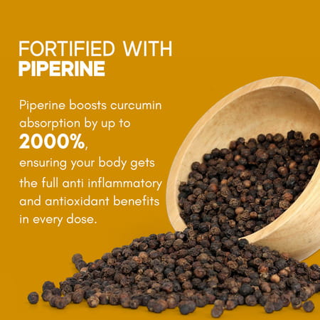 Rasayanam Curcumin 1600mg | Nano Curcumin 95% Curcuminoids | Turmeric & Piperine - 60 Capsules