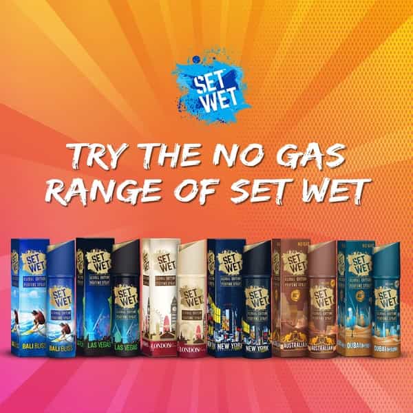 Set Wet Cool Avatar Deodorant & Body Spray Perfume For Men 150 Ml (Pack Of 2)