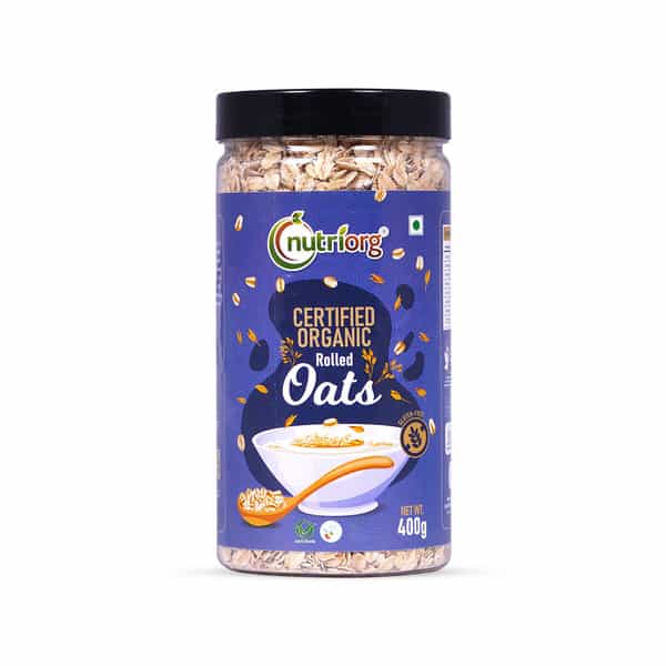 Nutriorg Certified Organic Rolled Oats 400G