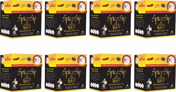 Spice Sip Immunity Boosting Herbal Tea - Pack Of 8 (8 X 12 G)