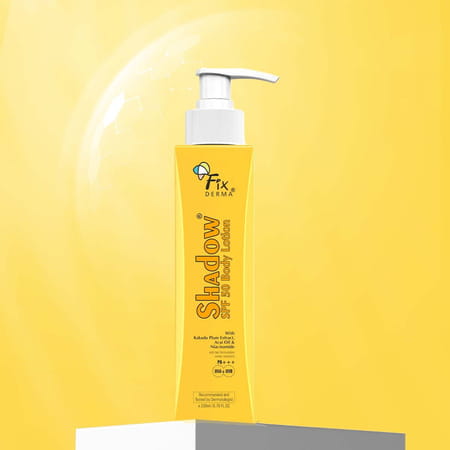 Fixderma Shadow Sunscreen Body Lotion With Spf 50 Pa+++ & 2% Niacinamide Uva & Uvb Protection 200 Ml