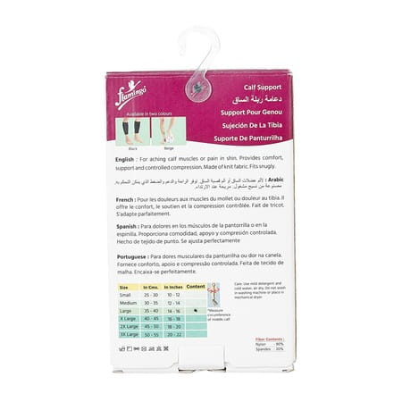 Flamingo Calf Support Pair Size Medium