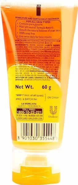 Pears Pure & Gentle  Face Wash  Tube Of 60 G