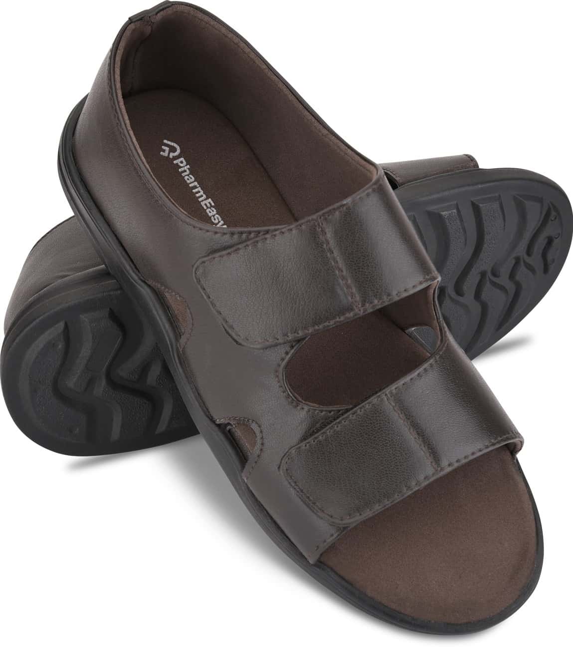 Buy PHARMEASY DIABETIC & ORTHOPEDIC MEN SANDALS (FAHION RANGE3) BROWN COLOR, SIZE 9 Online