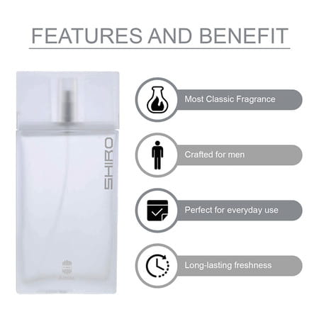 Ajmal Shiro Eau De Parfum 90ml Perfume For Men And Asher Cp Oil Alcohol-Free Attar 12ml For Unisex