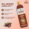 Newish Cold Pressed Jojoba Oil For Skin & Hair Growth - Virgin & Unrefined 200Ml (Pack Of 2)