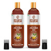 Newish Cold Pressed Jojoba Oil For Skin & Hair Growth - Virgin & Unrefined 200Ml (Pack Of 2)