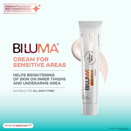 Biluma Advance Cream For Sensitive Areas - 25 Gm