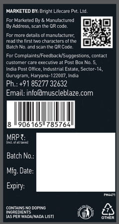 Muscleblaze Micronised Creatine Monohydrate Creamp Powder | Watermelon Kool Aid (80 Servings | 320G)
