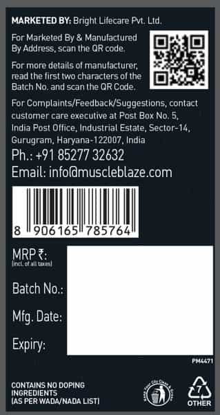 Muscleblaze Micronised Creatine Monohydrate Creamp Powder | Watermelon Kool Aid (80 Servings | 320G)