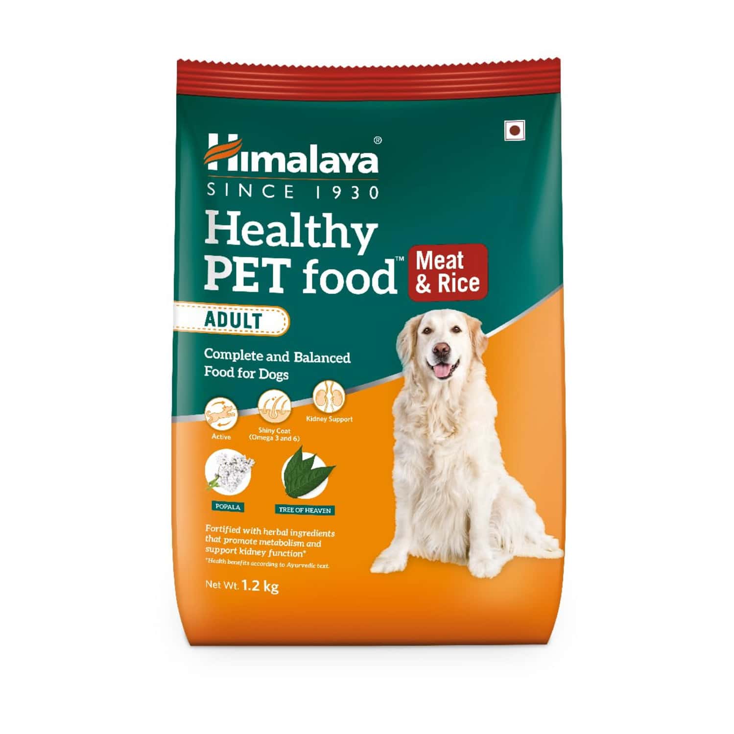 Himalaya Meat & Rice Healthy Pet Adult Dog Dry Food /1.2kg
