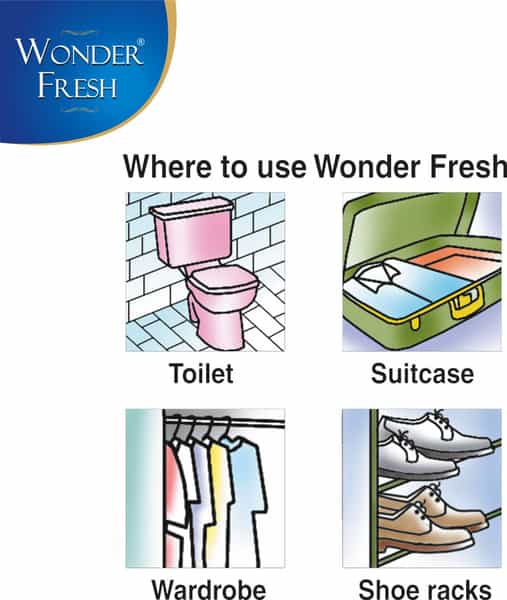 Wonder Fresh Air Freshener Lavender 100Gm