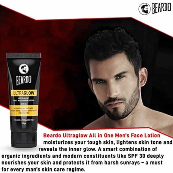 Beardo Ultraglow All In 1 Face Lotion For Men - 100 Gm (Pack Of 2)